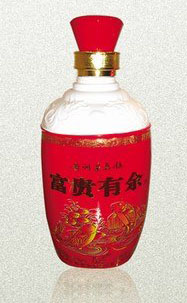 山東彩色玻璃酒瓶